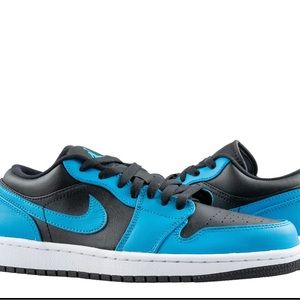 Jordan 1 low laser blue/black